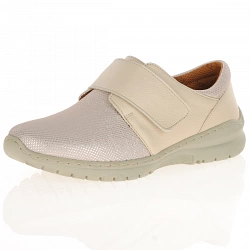 Softmode - Daba Velcro Strap Shoes, Light Beige