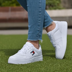 Tommy Jeans - Retro Leather Trainers, White