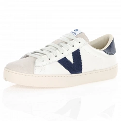 Victoria - Berlin Laced Trainers Off-White / Navy - 1126142
