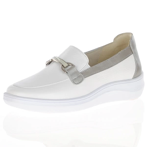 G-Comfort - Leather Loafers White - 25289