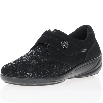 G-Comfort - Waterproof Suede Shoe Black - P-9520 1