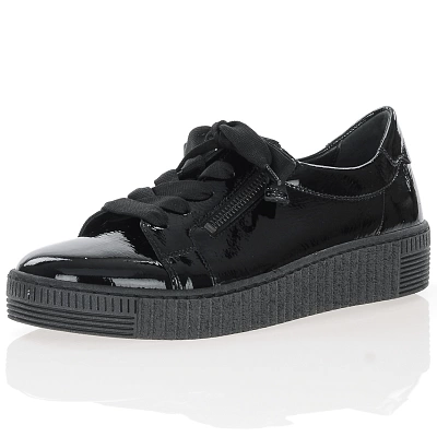 Gabor - Patent Leather Trainers Black - 334.97 1