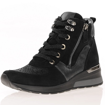 Waldlaufer - Lace Up Ankle Boots Black - 939H81 1