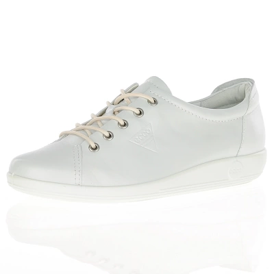 Ecco - Soft 2.0 Laced Shoes Off-White - 206503 1