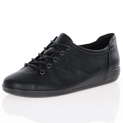 Ecco - Soft 2.0 Laced Shoe Black - 206503 1