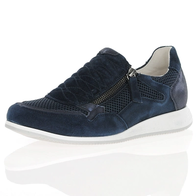 Gabor - Casual Side Zip Shoes Navy - 408.46 1