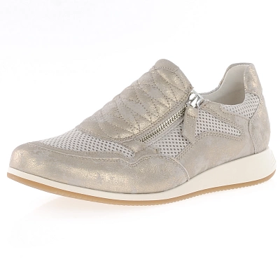 Gabor - Casual Side Zip Shoes Gold Beige - 408.95 1