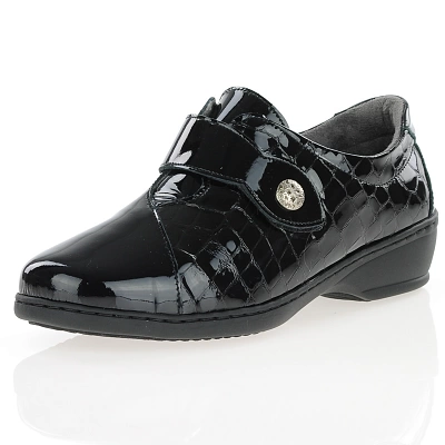 Notton - Velcro Strap Shoes Black Patent - 1061 1