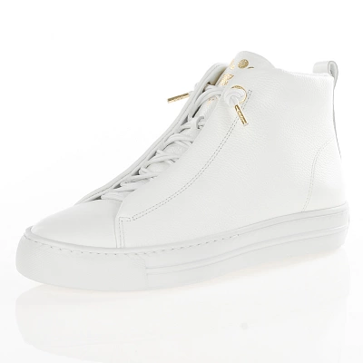 Paul Green - Leather High Top Runners White - 5283 1
