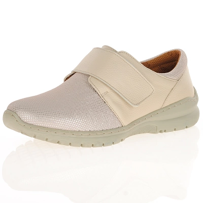 Softmode - Daba Velcro Strap Shoes, Light Beige 1