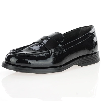 Tamaris - Vegan Flat Loafers Black Patent - 24311 1