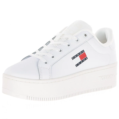 Tommy Jeans - Chunky Flatform Trainers, White 1