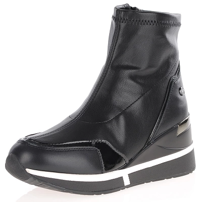 Xti - Vegan Wedge Boots Black - 141794 1